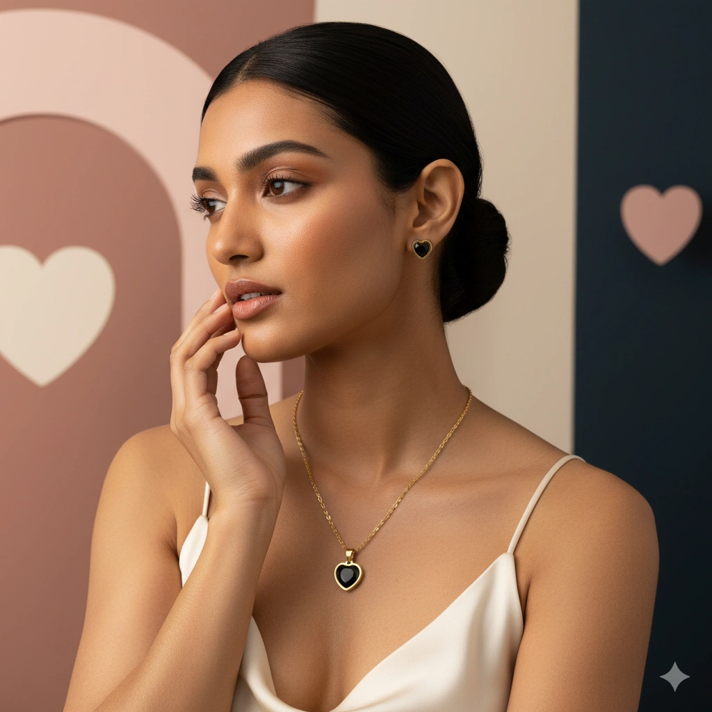 Rhea Pendant & Earring Set